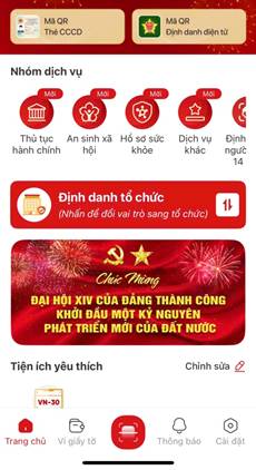 Bước 1 cấp lại thẻ căn cước