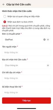 Khai lý do cấp lại
