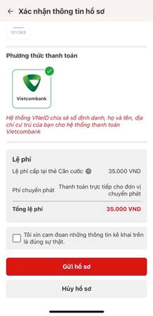 Gửi hồ sơ