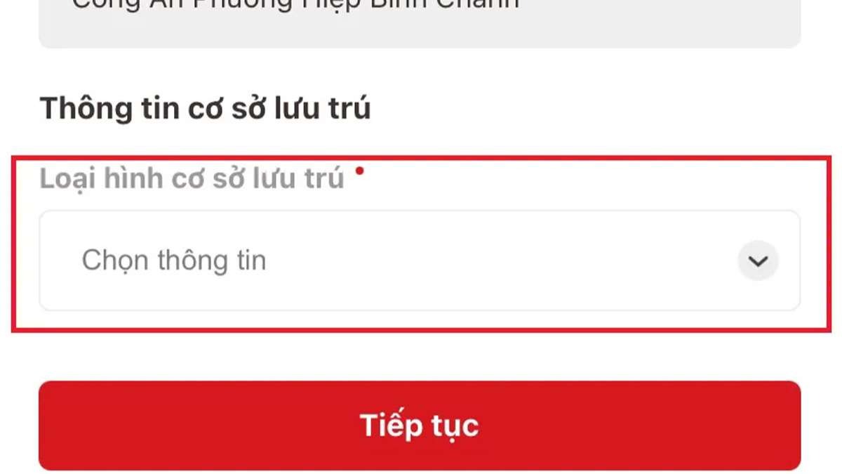 Chọn cơ quan công an thực hiện